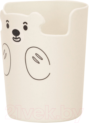 Подставка настольная Lorex Kids. Cute Bear / LXKDOCB-WH (белый)