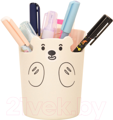 Подставка настольная Lorex Kids. Cute Bear / LXKDOCB-WH (белый)