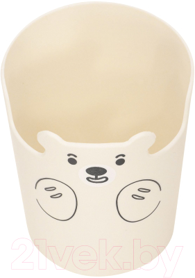 Подставка настольная Lorex Kids. Cute Bear / LXKDOCB-WH (белый)