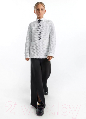 Джемпер детский Amarobaby Knit Trend / AB-OD21-KNITT2602/00-152 (белый, р.152)