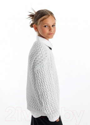 Джемпер детский Amarobaby Knit Trend / AB-OD21-KNITT2602/00-152 (белый, р.152)