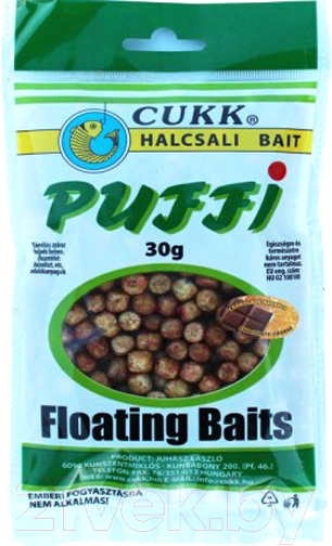 Насадка рыболовная CUKK Puffi Small 15485 (30г, шоколад/коричневый)