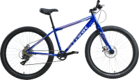 Велосипед STARK Tank 27.2 D+ 2024 (18, насыщенный синий металлик/молочный/серо-голубой) - 