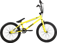 Велосипед STARK Madness BMX 1 2025 (лимонный/черный) - 