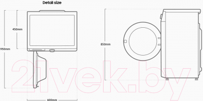 Изображение товара Стиральная машина Samsung WW65AG4S21CELD