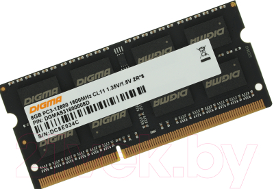 Оперативная память DDR3L Digma DGMAS31600008D
