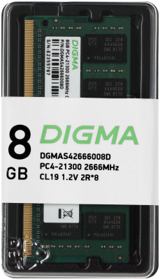 Оперативная память DDR4 Digma DGMAS42666008D