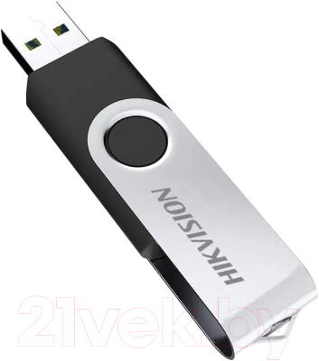 Usb flash накопитель Hikvision M200S USB2.0 64GB / HS-USB-M200S/64G (черный)