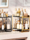 Миниатюра изображения товара Этажерка Happy Home HH-034B (черный/золото)