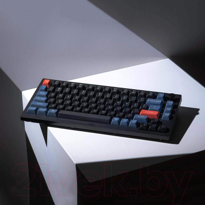 Клавиатура Keychron V1 Max RGB Hot-Swap Knob Version Banana Switch / V1M-D4-RU (черный)