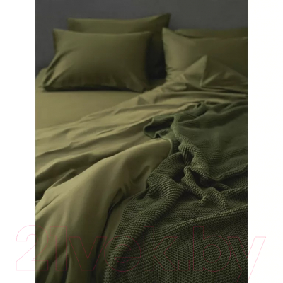 Комплект постельного белья Tkano Essential TK24-DC0003 (оливковый)