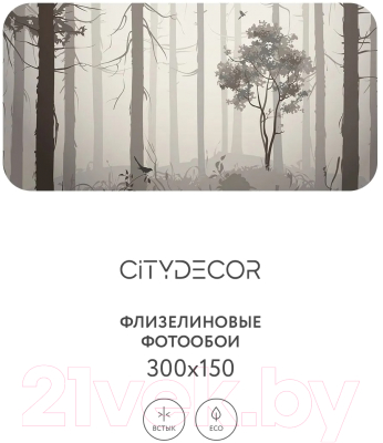 Фотообои листовые Citydecor Dark Side 35 (300x150см)