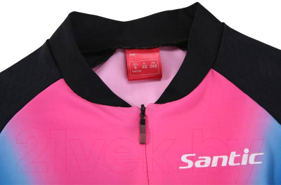 Костюм триатлонный Santic L0C03018 (XS, черный/розовый)
