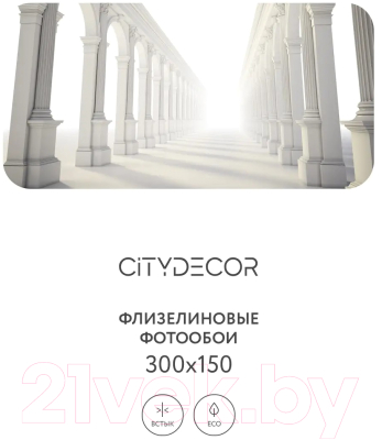 Фотообои листовые Citydecor Абстракция 53 (300x150см)