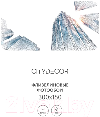Фотообои листовые Citydecor Города и Архитектура 78 (300x150см)