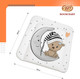 Миниатюра изображения товара Пеленальный матрас Boom Baby Мишка на луне 65x55 / BB/ПН-08