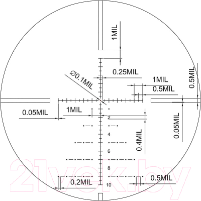 Оптический прицел Vector Optics SFP Paragon 3-15x50 GenII 30мм / SCOM-25
