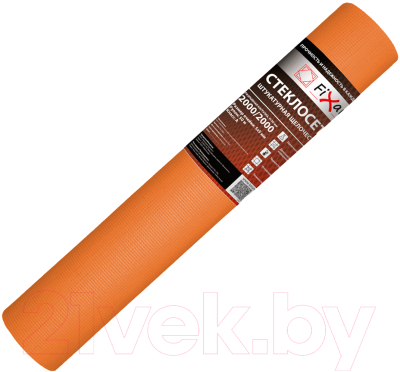 Стеклосетка Fixar Штукатурная CCШ-160 5х5мм / PRM-0002 (1x50м, оранжевый)