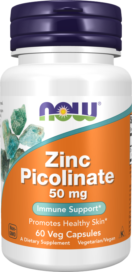 Минерал NOW Foods Zinc Picolinate 50mg (60шт)