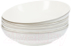 Набор суповых тарелок Gipfel Annet 42784 (4шт, белый) - 