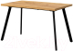 Обеденный стол Millwood Ванкувер 120-152x70x75 (дуб золотой Craft/металл черный) - 
