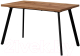 Обеденный стол Millwood Ванкувер 120-152x70x75 (дуб табачный Craft/металл черный) - 