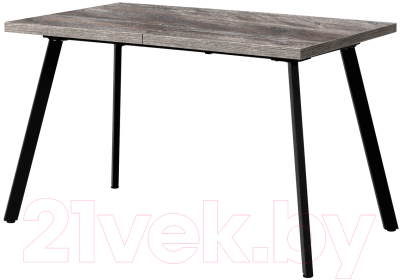 Обеденный стол Millwood Ванкувер 120-152x70x75 (сосна пасадена/металл черный)