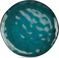 Тарелка столовая обеденная Domenik Stone DMD051 (синий) - 