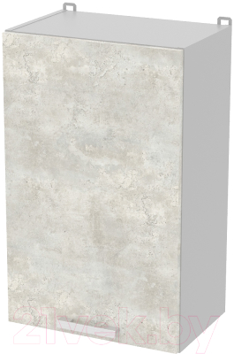 Шкаф навесной для кухни Интерлиния Компо ВШ45-720-1дв (бетон лайт)