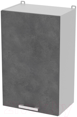 Шкаф навесной для кухни Интерлиния Компо ВШ45-720-1дв (бетон портленд)
