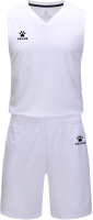 Баскетбольная форма Kelme Basketball clothes / 8352LB1028-100 (XL, белый) - 