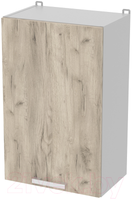 Шкаф навесной для кухни Интерлиния Компо ВШ45-720-1дв (дуб серый)