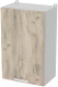 Шкаф навесной для кухни Интерлиния Компо ВШ45-720-1дв (дуб серый) - 