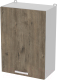 Шкаф навесной для кухни Интерлиния Компо ВШ50-720-1дв (дуб веллингтон) - 