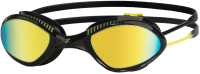 Очки для плавания ZoggS Tiger Titanium / 461094 (S, черный/желтый) - 