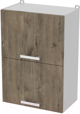 Шкаф навесной для кухни Интерлиния Компо ВШ50-720-2дг (дуб веллингтон)
