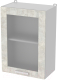 Шкаф навесной для кухни Интерлиния Компо ВШ50ст-720-1дв (бетон лайт) - 