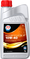 Моторное масло 77 Lubricants Motorcycle Oil Syn 4T 10W-40 / 708293 (1л) - 