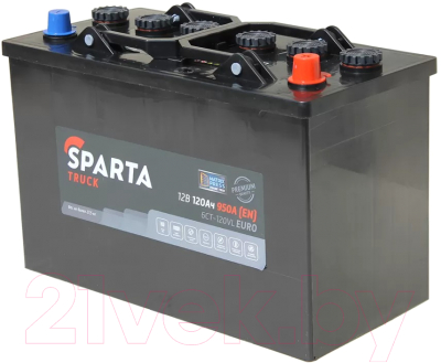 Автомобильный аккумулятор SPARTA Евро 950А / 6СТ-120 3 SP (120 А/ч)