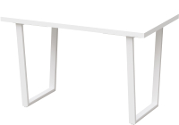 Обеденный стол Millwood Уэльс 180x80x75 (белый/металл белый) - 