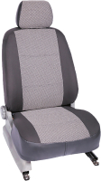 Комплект чехлов для сидений Seintex 87911 (черный/серый, для GAZ Gazelle Next 2014–н.в.) - 