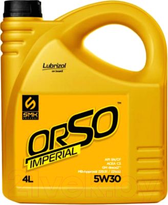 Моторное масло SMK Produkt Orso Imperial 530 5W30 SN/CF / SMK-530ORIM004  (4л)