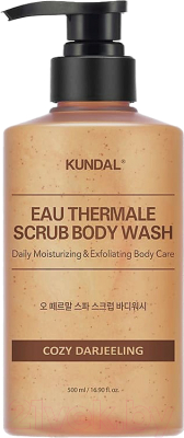 Гель для душа Kundal Eau Thermale Scrub Body Wash Cozy Darjeeling (500мл)