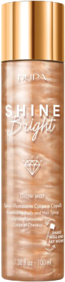 Изображение товара Лосьон для тела Pupa Shine Bright Glow Mist (100мл)