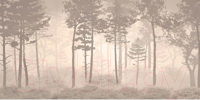 Фотообои листовые Citydecor Таинственный лес 10 (300x150см)