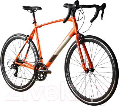 Велосипед STARK Peloton 700.1 2024 (20, оранжевый/черный/серый)