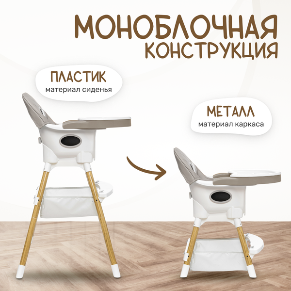 Купить Стульчик для кормления NINO Moon в Борисове