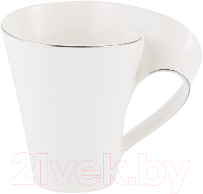 Кружка с блюдцем Gipfel Astoria 51889 (белый)