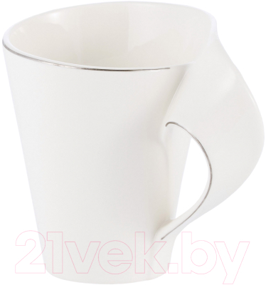 Кружка с блюдцем Gipfel Astoria 51889 (белый)