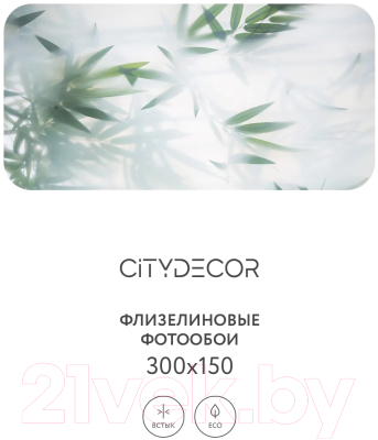 Фотообои листовые Citydecor Цветы и Растения 153 (300x150см)
